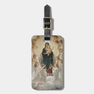Étiquette À Bagage La Vierge avec Angels, 1900