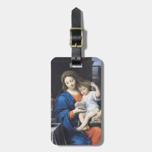Étiquette À Bagage La Vierge des raisins, 1640-50 (Devant Vertical)