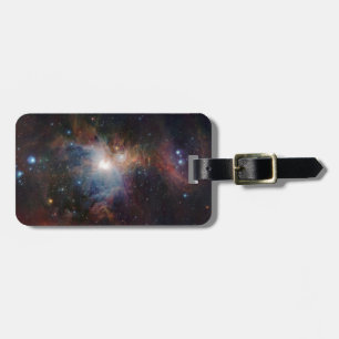Étiquette À Bagage La vue infrarouge de la vue de la nébuleuse