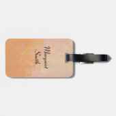 Étiquette À Bagage Labrador noir souriant dans la lumière (Dos horizontal)