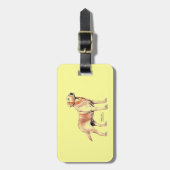 Étiquette À Bagage Labrador Retriever (Devant Vertical)