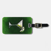 Étiquette À Bagage L'absinthe au cocktail vert (Devant horizontal)