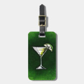 Étiquette À Bagage L'absinthe au cocktail vert (Devant Vertical)