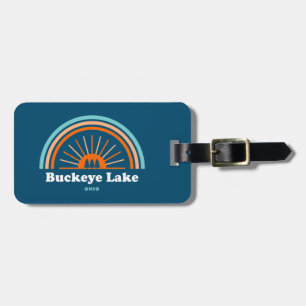 Étiquette À Bagage Lac Buckeye Ohio Arc-en-ciel
