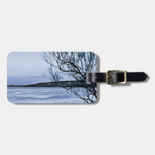 Étiquette À Bagage Lac gelé