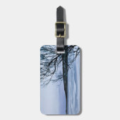 Étiquette À Bagage Lac gelé (Devant Vertical)