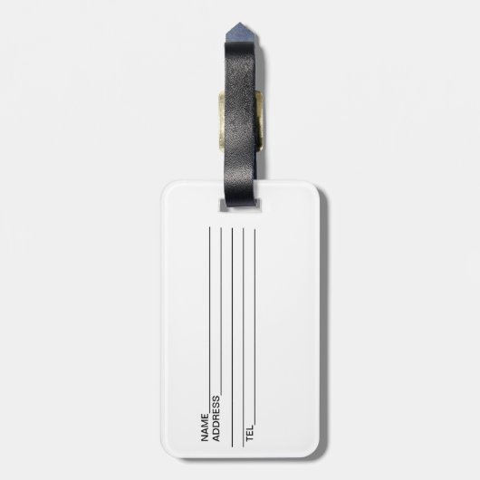 Étiquette À Bagage Lac Hintersee, Bavière, Allemagne (Dos Vertical)