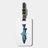 Étiquette À Bagage Lac Lavon Texas Fish (Devant Vertical)