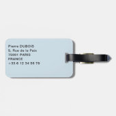 Étiquette À Bagage Lac Maligne - Parc national Jasper, Canada (Dos horizontal)