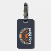 Étiquette À Bagage Lac Mead Nevada Arizona Arc en ciel (Dos Vertical)