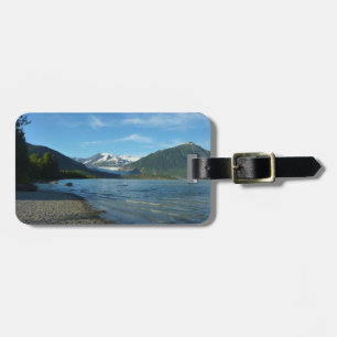 Étiquette À Bagage Lac Mendenhall dans Juneau Paysage de l'Alaska