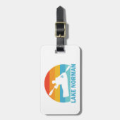 Étiquette À Bagage Lac Norman Caroline du Nord Kayak (Devant Vertical)