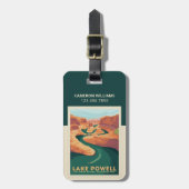 Étiquette À Bagage Lac Powell | Arizona et Utah (Devant Vertical)