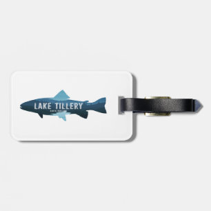 Étiquette À Bagage Lac Tillery Poisson de Caroline du Nord
