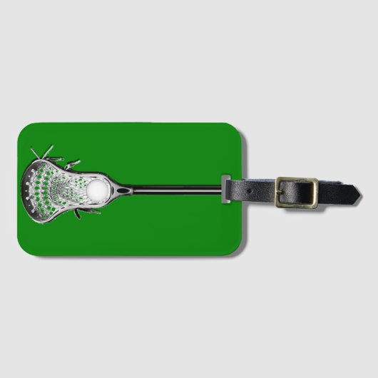 Étiquette À Bagage Lacrosse (Devant Horizontal)