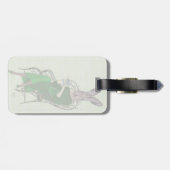 Étiquette À Bagage Lady Bella Rabbit Prendre du thé 3 (Dos horizontal)