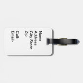 Étiquette À Bagage Lady Lecture par une fenêtre (Dos horizontal)