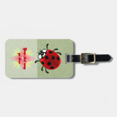 Étiquette À Bagage Ladybug à sept points (Devant horizontal)