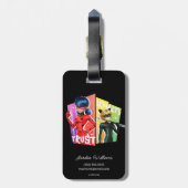 Étiquette À Bagage Ladybug & Cat Noir | Confiance et fidélité (Dos Vertical)