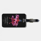 Étiquette À Bagage Ladybug et Tikki Graphic (Dos horizontal)