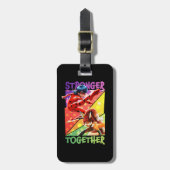 Étiquette À Bagage Ladybug & Rena Rouge | Ensemble plus fort (Devant Vertical)