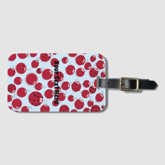Étiquette À Bagage Ladybug Shindig (Devant Horizontal)