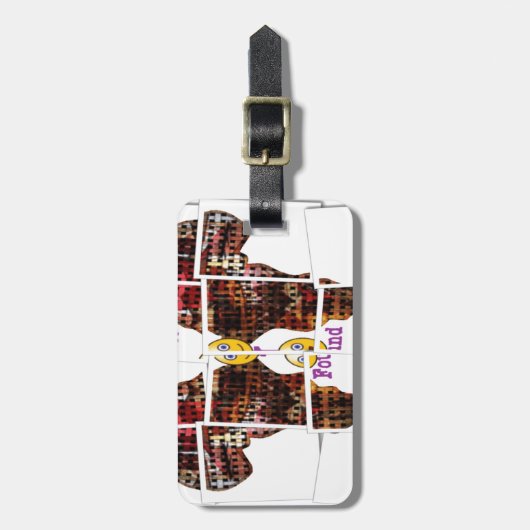 Étiquette À Bagage L'Afrique c'est là que j'ai trouvé l'amour (Devant Vertical)