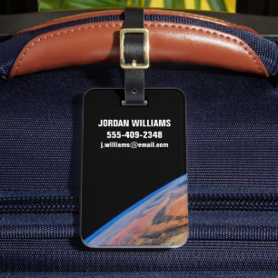 Étiquette À Bagage L'Afrique Du Nord Et Le Vaste Désert Libyen.