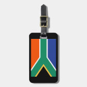 Étiquette À Bagage L'Afrique du Sud (Devant Vertical)