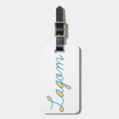 Étiquette À Bagage Lagom Sweden (Devant Vertical)