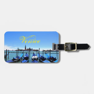 Étiquette À Bagage Lagune bleue à Venise, Italie