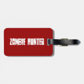 Étiquette À Bagage Laiss de chasseur de zombi de l'Arizona (Dos horizontal)