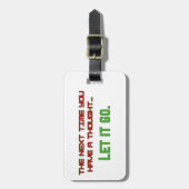 Étiquette À Bagage Laisse tomber (Devant Vertical)