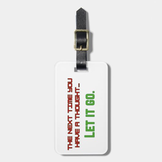 Étiquette À Bagage Laisse tomber (Devant Vertical)