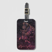 Étiquette À Bagage Laisser Briller Votre Lumière (Devant Vertical)