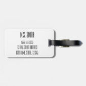 Étiquette À Bagage Laissez l'aventure commencer la vue de route de (Dos horizontal)