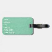 Étiquette À Bagage Laissez l'aventure commencer par le design de styl (Dos horizontal)