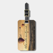 Étiquette À Bagage Laissez les ballons à air chauds de l'aventure (Devant Vertical)