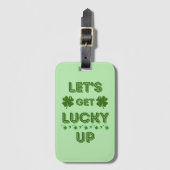 Étiquette À Bagage Laissons La Chance Devenir (Devant Vertical)