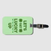 Étiquette À Bagage Laissons La Chance Devenir (Devant Horizontal)