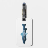 Étiquette À Bagage Lake Arthur Pennsylvania Fish (Dos Vertical)