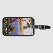 Étiquette À Bagage Lake Garda Italie nom personnalisé (Devant Horizontal)