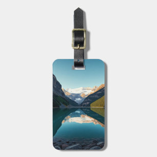 Étiquette À Bagage Lake Louise à Parc national Banff Canada