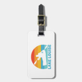 Étiquette À Bagage Lake Louise Parc national Banff Kayak (Devant Vertical)