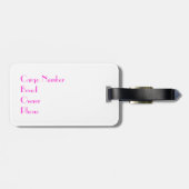 Étiquette À Bagage Lakeland terrier (Dos horizontal)