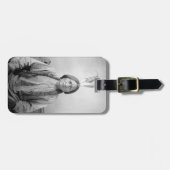 Étiquette À Bagage Lakota Leader assis Bull Amérindien (Devant horizontal)