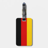 Étiquette À Bagage L'Allemagne - drapeau allemand (Dos Vertical)