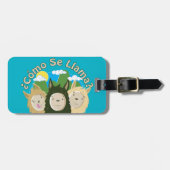 Étiquette À Bagage Lama de Se de Como ? (Devant horizontal)