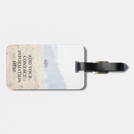 Étiquette À Bagage Lamar (Dos horizontal)