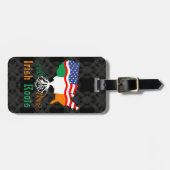 Étiquette À Bagage L'Américain irlandais enracine l'étiquette de (Devant horizontal)